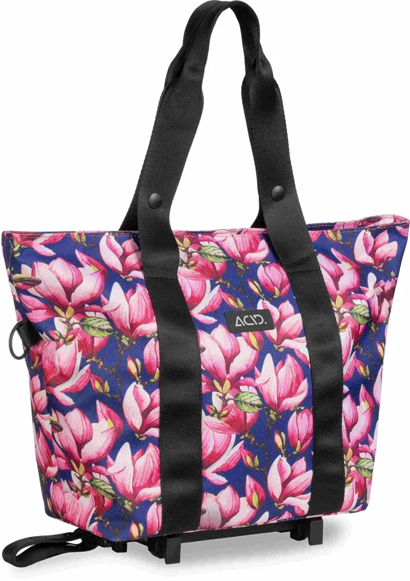Acid Pannier Bag City 10 All In One with RILink  - Pink Flowers